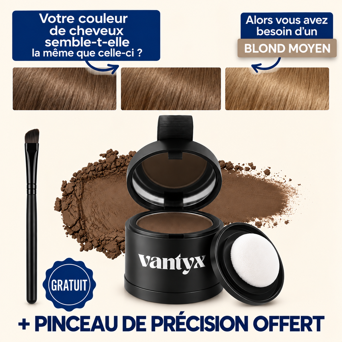Retouche Racines & Cheveux Gris
