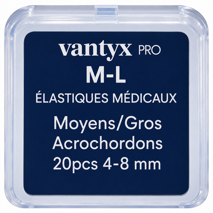 Élastiques Anti-Acrochordons x20