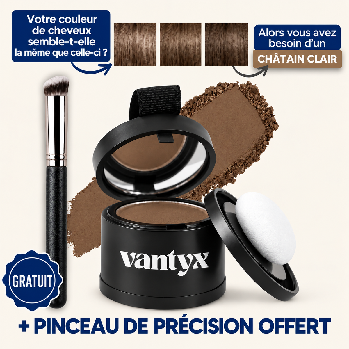 Retouche Racines & Cheveux Gris