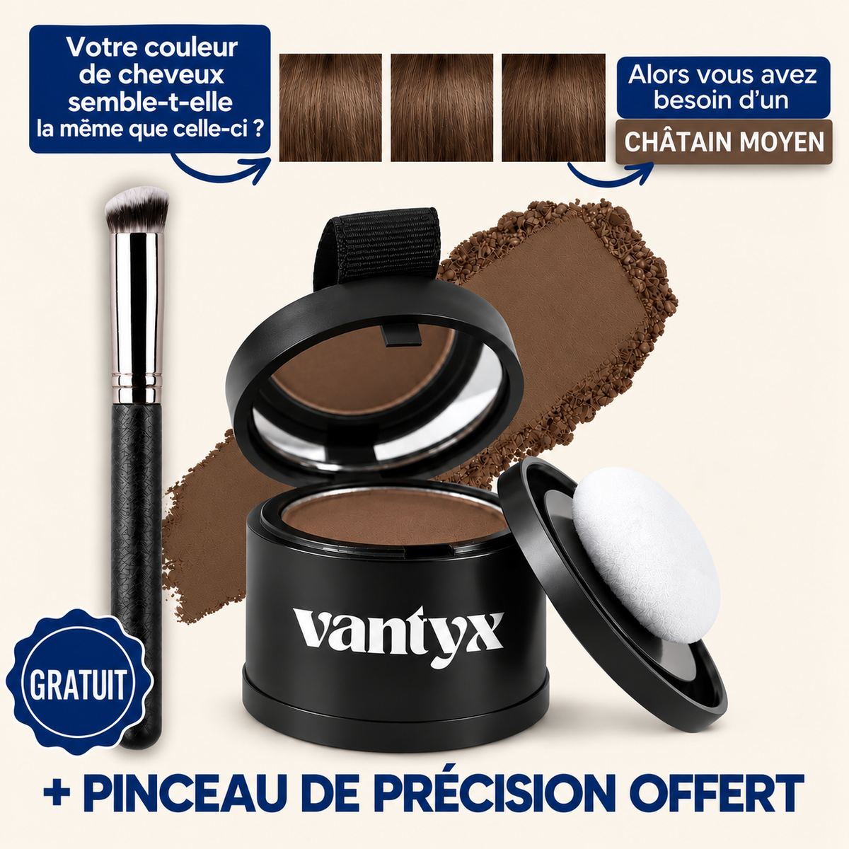Retouche Racines & Cheveux Gris