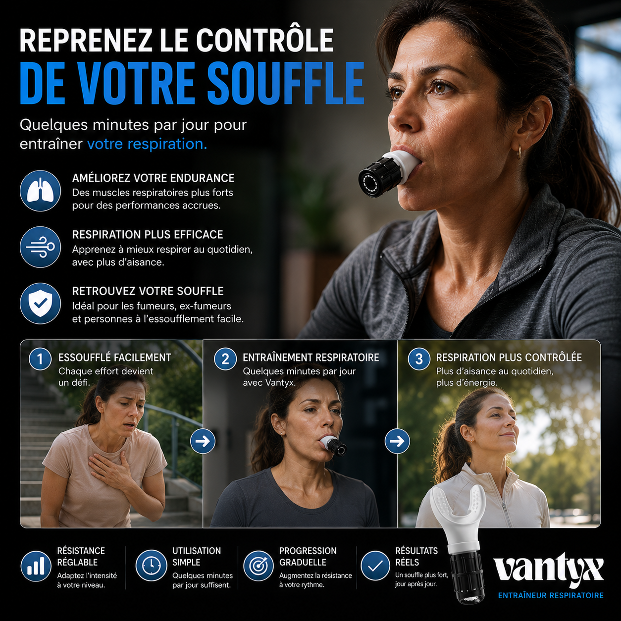 Entraîneur Respiratoire Vantyx