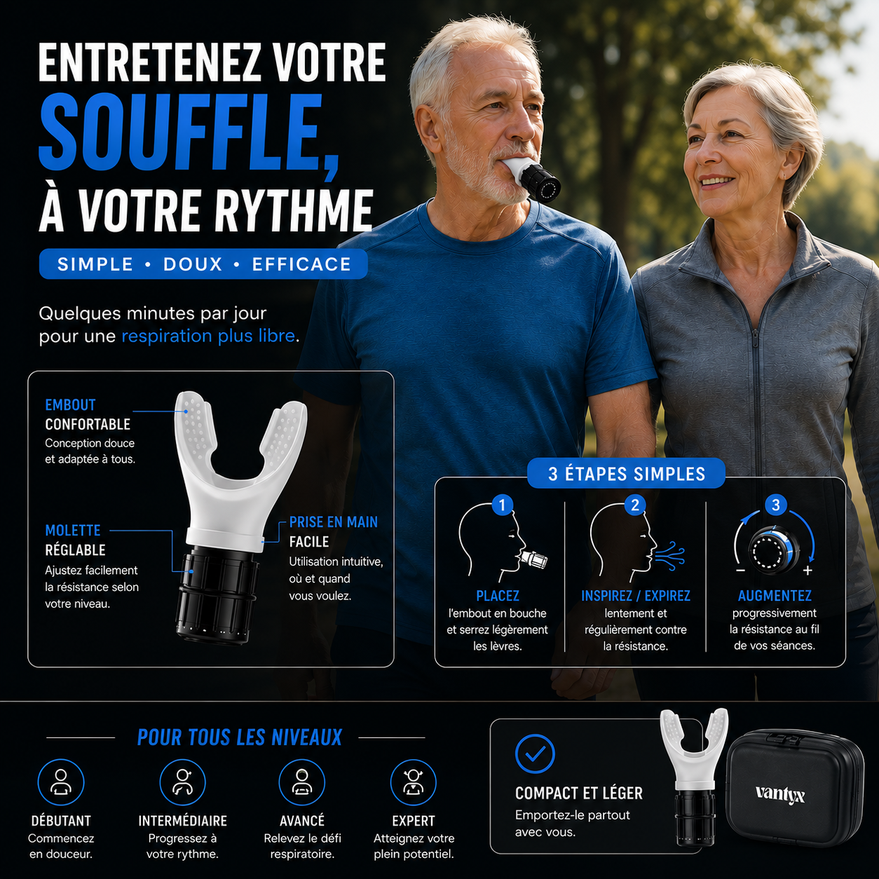 Entraîneur Respiratoire Vantyx