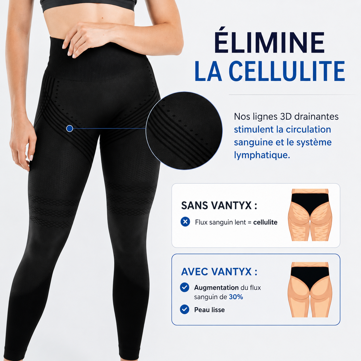 Legging 3D Anti-Cellulite Vantyx