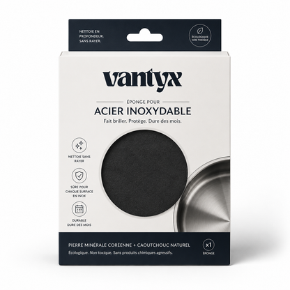 Éponge pour Acier Inoxydable Vantyx