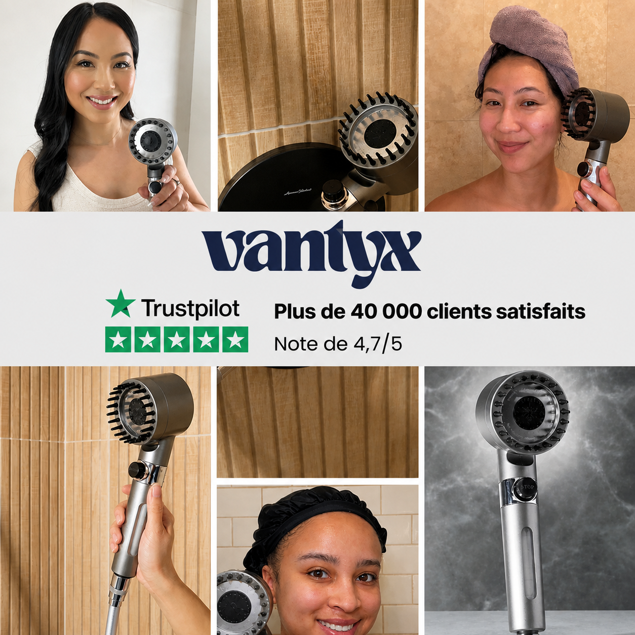 Pommeau de Douche Filtrant Vantyx
