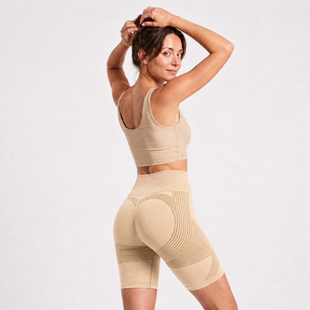 Short 3D Anti-Cellulite