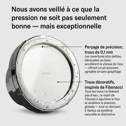 Tête de Douche Filtrante Vantyx