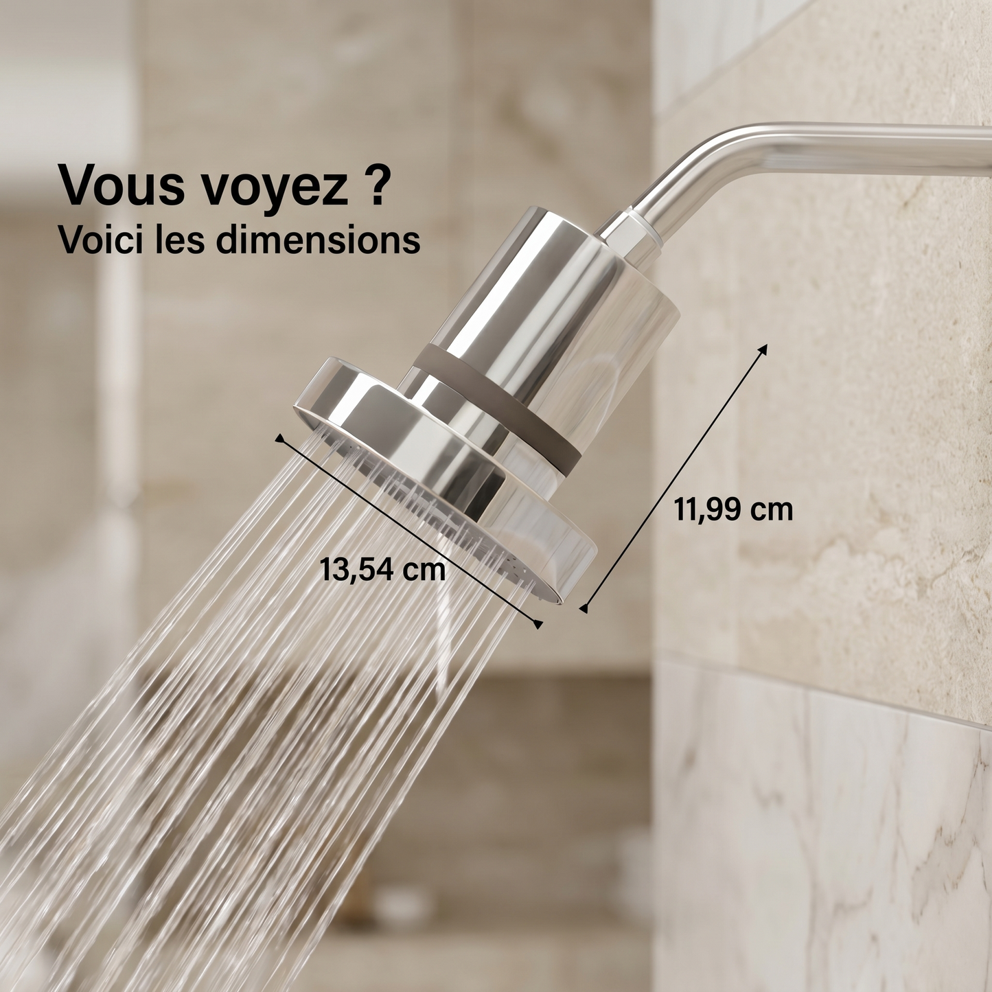 Tête de Douche Filtrante Vantyx